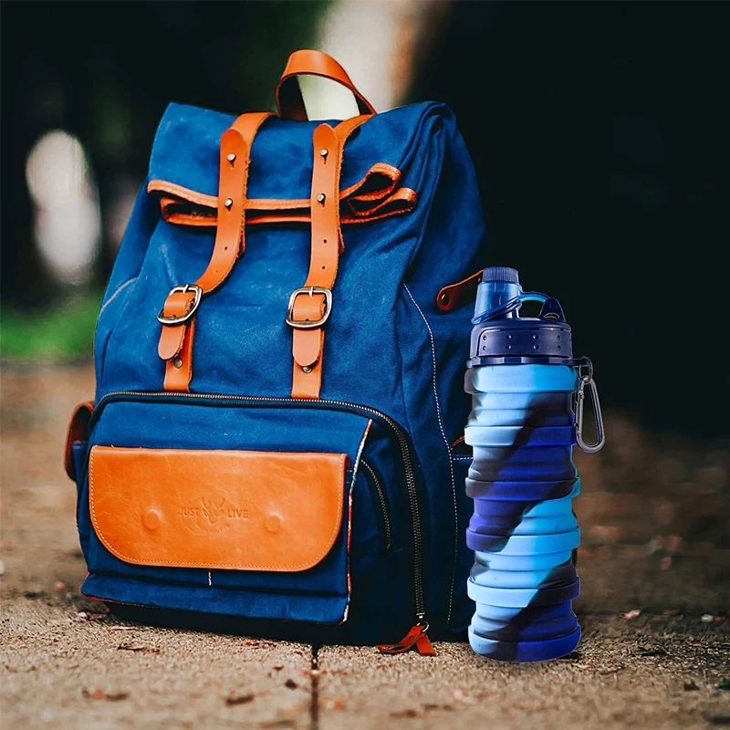 500ml Portable Silicone Foldable Water Bottle Portable CupLeakproof Drinking Cup For Outdoor Sports Travel Camping Hiking Bottle
500ml Portable Silicone Foldable Water Bottle Portable CupLeakproof Drinking Cup For Outdoor Sports Travel Camping Hiking Bottle