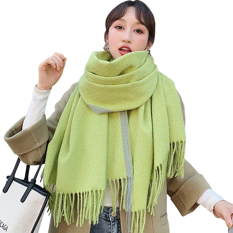 Brand women scarf winter shawl versatile Korean version long style dual purpose thickened warm student girl bib autumn winter
Brand women scarf winter shawl versatile Korean version long style dual purpose thickened warm student girl bib autumn winter