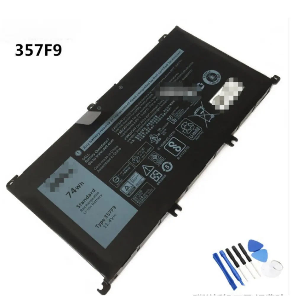 2020 новый аккумулятор 357F9 для ноутбука Inspiron 15 7559 7000 7557 7567 7566 5576 5577 P57F P65F 357F9 11,1 v 74wh
2020 новый аккумулятор 357F9 для ноутбука Inspiron 15 7559 7000 7557 7567 7566 5576 5577 P57F P65F 357F9 11,1 v 74wh