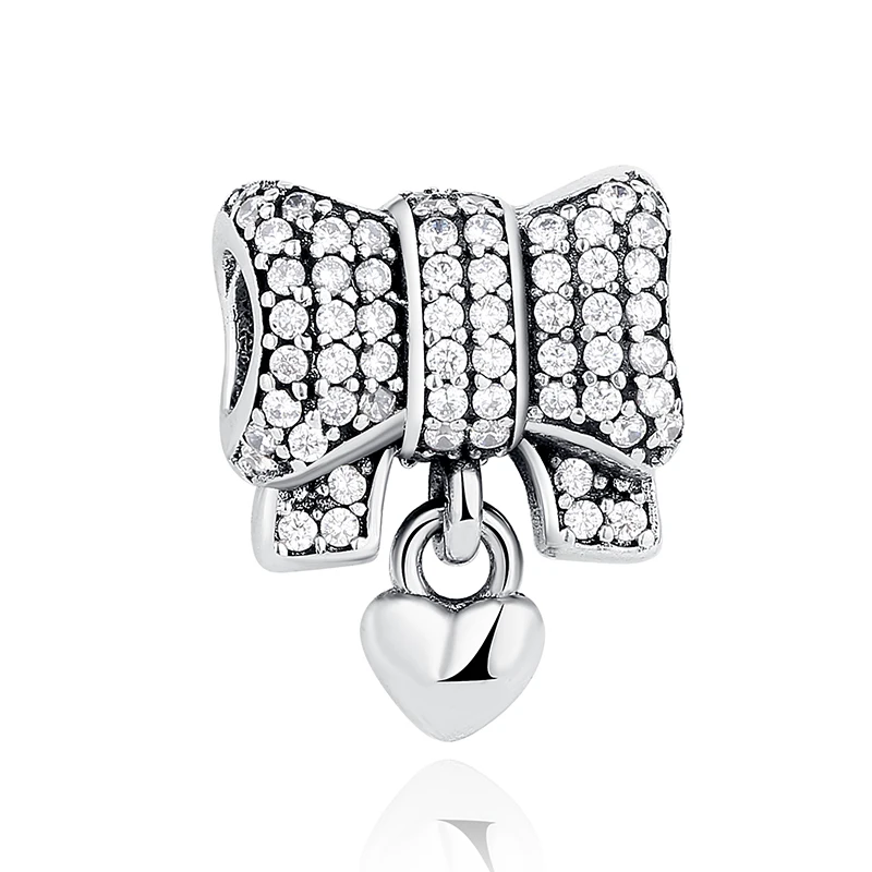 Pandach 100% Real 925 Sterling Silver Bow Love Heart Charms Fit Original Pandora Bracelet Beads DIY Jewelry Making CMS244
Pandach 100% Real 925 Sterling Silver Bow Love Heart Charms Fit Original Pandora Bracelet Beads DIY Jewelry Making CMS244
