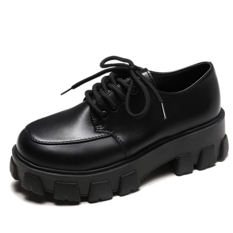 Classic Black Platform Oxford Shoes Women Loafers 2021 Summer Autumn Lace Up Flats Ladies Punk Gothic Leather Chunky Shoes
Classic Black Platform Oxford Shoes Women Loafers 2021 Summer Autumn Lace Up Flats Ladies Punk Gothic Leather Chunky Shoes