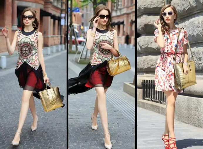 Aesthetic Bag Brand Women Handbags Crocodile Leather Fashion Shopper Tote Bag Female Luxury Shoulder Bags Handbag Bolsa Feminina 
Aesthetic Bag Brand Women Handbags Crocodile Leather Fashion Shopper Tote Bag Female Luxury Shoulder Bags Handbag Bolsa Feminina