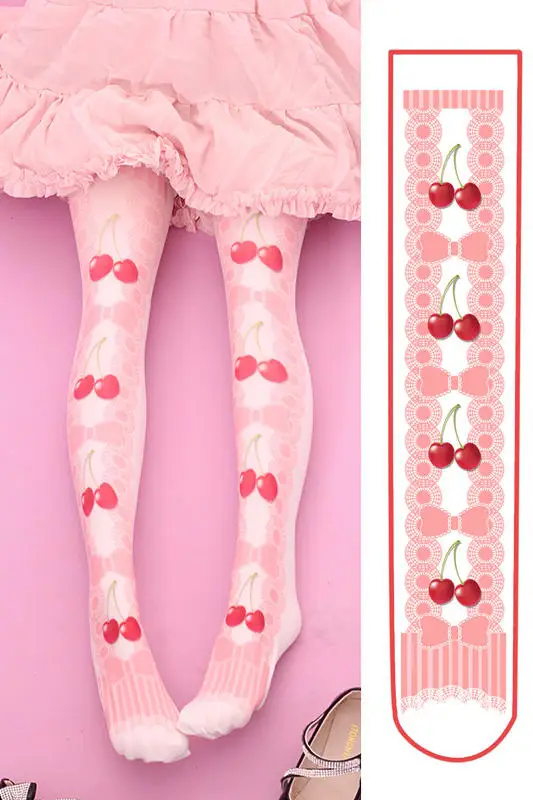 Princess sweet lolita stockings Originally Japanese Girl Sweet Cherry Printed 100D Student Silk Stockings fashion women GZWY037
Princess sweet lolita stockings Originally Japanese Girl Sweet Cherry Printed 100D Student Silk Stockings fashion women GZWY037