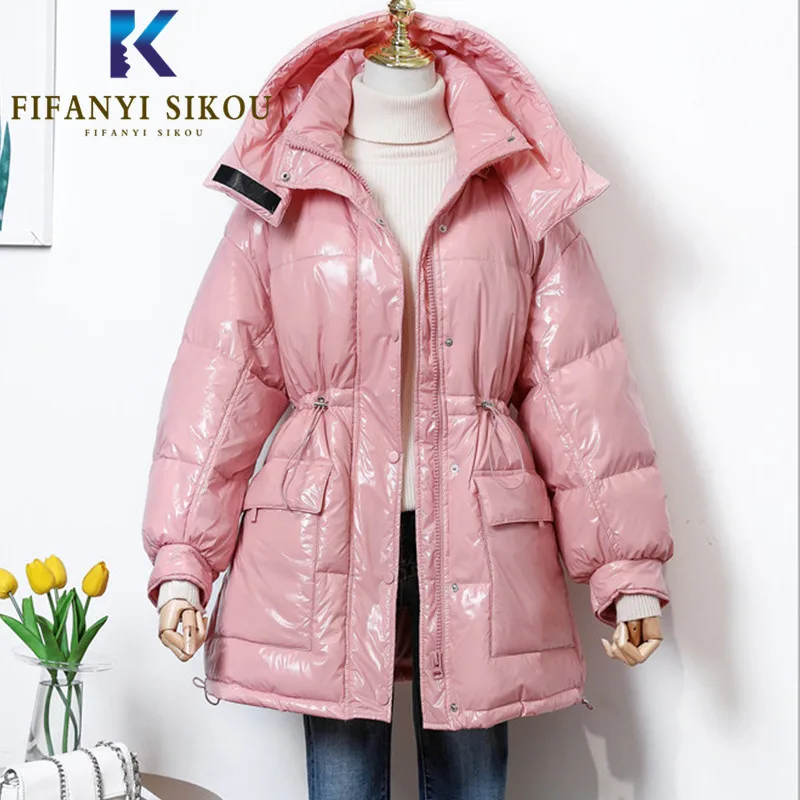 2020 женская зимняя куртка, модные пуховики на молнии с капюшоном, высококачественные женские зимние толстые теплые парки, пальто свободного ... 
2020 женская зимняя куртка, модные пуховики на молнии с капюшоном, высококачественные женские зимние толстые теплые парки, пальто свободного ...