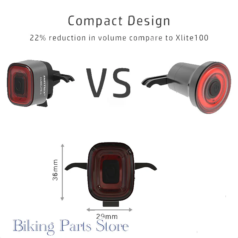 Фсветильник задний велосипедный Enfitnix CubeLiteII, с датчиком, Usb
Фсветильник задний велосипедный Enfitnix CubeLiteII, с датчиком, Usb