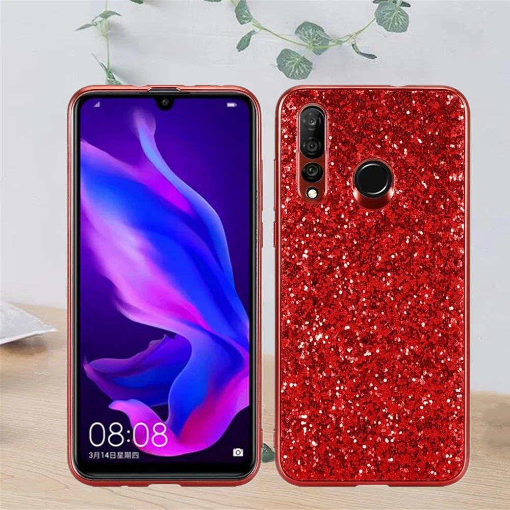 

Luxury Bling Glitter Phone Case For Xiaomi Redmi Note 8 7 5 Pro 6 7 Y3 Go K20 Xiaomi Mi 9 9T Pro Play Mix3 Glitter Sequins Cover