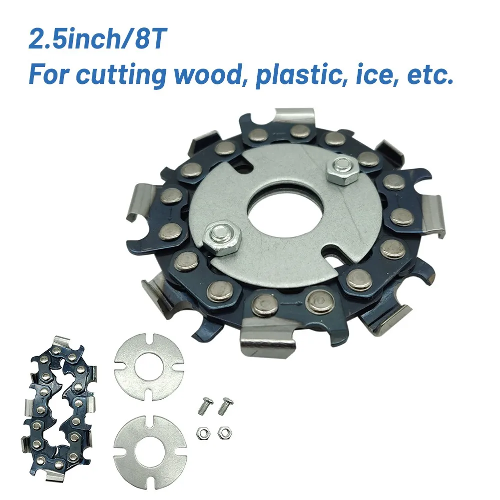 1PC 2.5IN 8T Grinder Chainsaw Disc 14-Teeth Steel Chainsaw Blade Wood Carving Suit For 100MM Angle Grinder Carving Sculptures
1PC 2.5IN 8T Grinder Chainsaw Disc 14-Teeth Steel Chainsaw Blade Wood Carving Suit For 100MM Angle Grinder Carving Sculptures