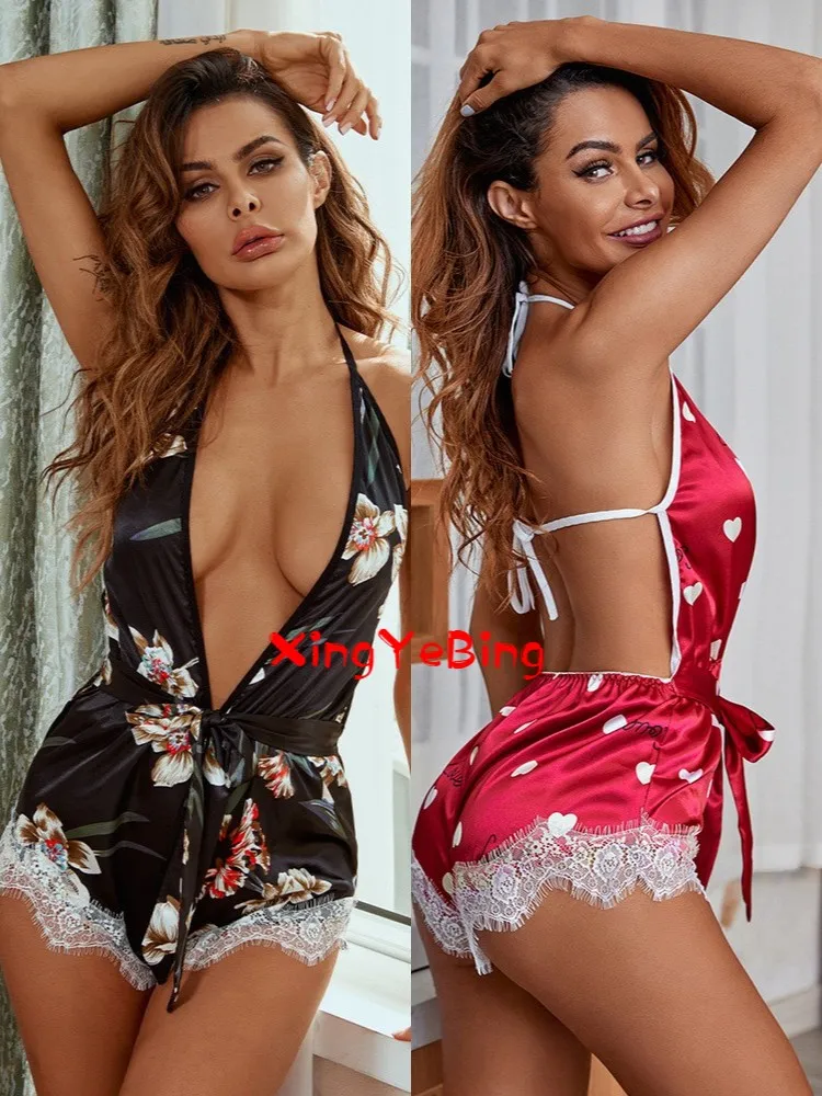 Европейское привлекательное нижнее белье, привлекательная Пижама с глубоким V-образным вырезом, кружевной Пижама
Европейское привлекательное нижнее белье, привлекательная Пижама с глубоким V-образным вырезом, кружевной Пижама