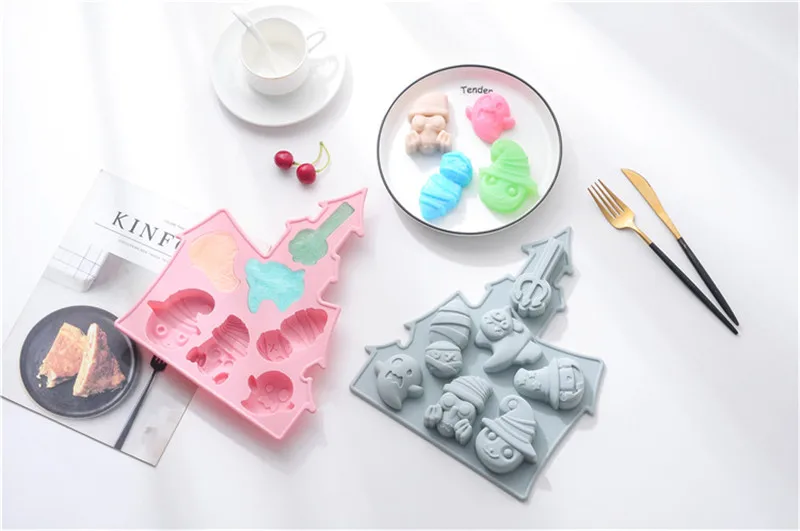 7 Grids Ghost Shape Halloween Silicone Mold Candy Chocolate Cookie Pudding Mold Cake Tools Baking Accessories Food Grade 2020
7 Grids Ghost Shape Halloween Silicone Mold Candy Chocolate Cookie Pudding Mold Cake Tools Baking Accessories Food Grade 2020