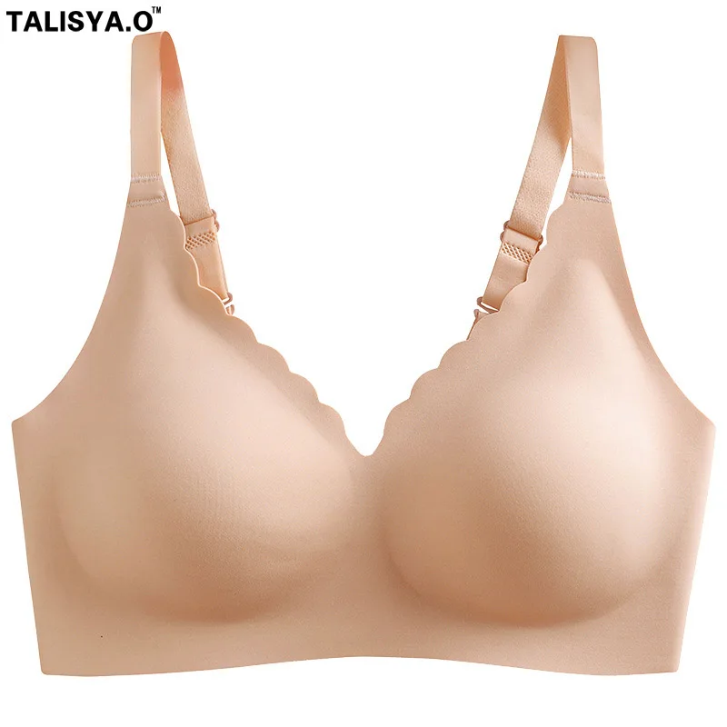 Женские Бесшовные бюстгальтеры TALISY A.O, без косточек, женское нижнее белье с чашками пуш-ап и застежкой сзади, латексный бюстгальтер без кост...
Женские Бесшовные бюстгальтеры TALISY A.O, без косточек, женское нижнее белье с чашками пуш-ап и застежкой сзади, латексный бюстгальтер без кост...