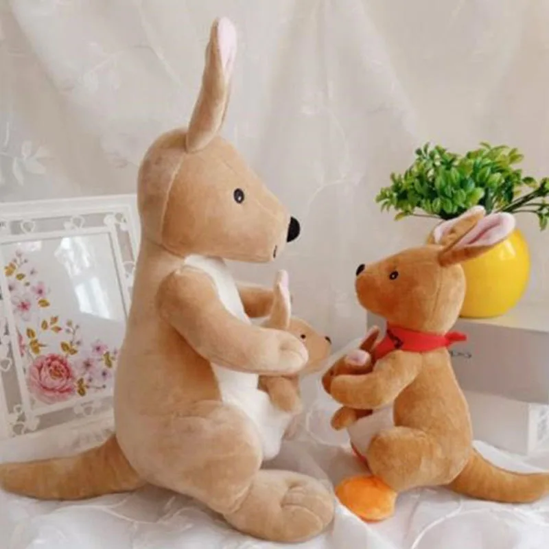 26cm/36cm Cute Creative Mother And Children Kangaroo Plush Doll Toys Soft Animal Stuffed Plush Doll For Baby Gifts
26cm/36cm Cute Creative Mother And Children Kangaroo Plush Doll Toys Soft Animal Stuffed Plush Doll For Baby Gifts