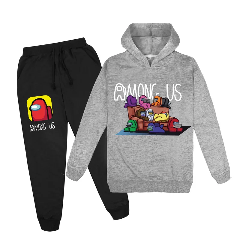 2021 Hot Style Game Among Us Printed Children Hoodies Suit Long Sleeved Sweatshirt +Casual Sport Pants Set Streetwear
2021 Hot Style Game Among Us Printed Children Hoodies Suit Long Sleeved Sweatshirt +Casual Sport Pants Set Streetwear
