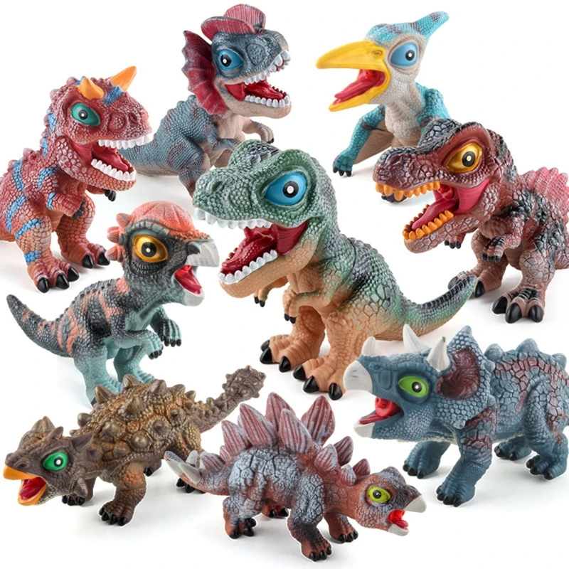 Sound Dinosaur Squeeze Toy Handhold Anti-Stress Sensory Gadget Colorful Dinosaur Toy Funny Miniature Novelty Toy for Kid 066B
Sound Dinosaur Squeeze Toy Handhold Anti-Stress Sensory Gadget Colorful Dinosaur Toy Funny Miniature Novelty Toy for Kid 066B