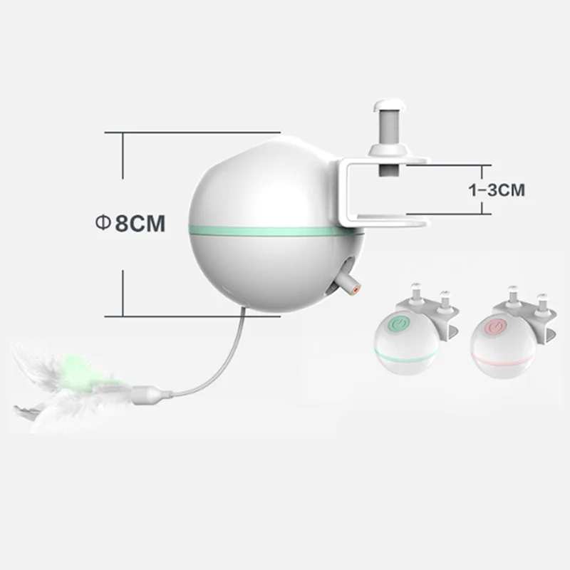 Funny Cat Laser Toy Led Automatic Interactive Electric Pet Cat Toy Rotating Feather With Bell Teaser Feather Toy Usb Chargeable
Funny Cat Laser Toy Led Automatic Interactive Electric Pet Cat Toy Rotating Feather With Bell Teaser Feather Toy Usb Chargeable
