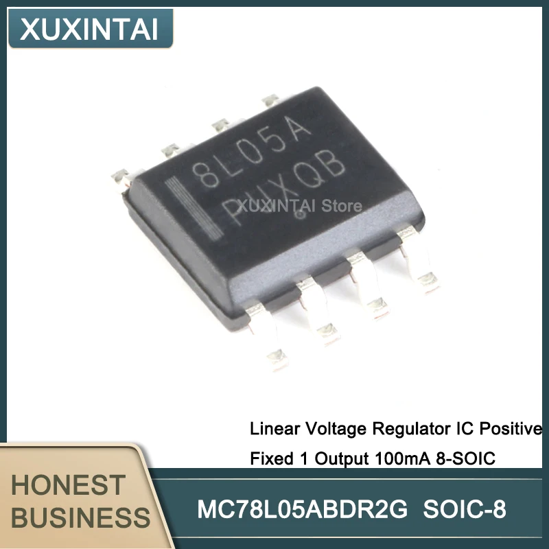 100 шт./лот MC78L05ABDR2G MC78L05 линейный регулятор напряжения IC положительный фиксированный 1 выход 100mA 8-SOIC
100 шт./лот MC78L05ABDR2G MC78L05 линейный регулятор напряжения IC положительный фиксированный 1 выход 100mA 8-SOIC