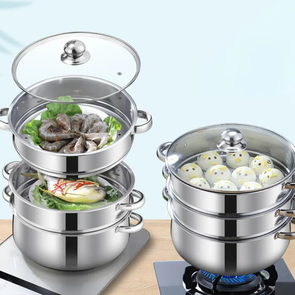 1pc Stainless Steel Stockpot Multifunction Pot (Four-Layer, Super Thick-28cm)
1pc Stainless Steel Stockpot Multifunction Pot (Four-Layer, Super Thick-28cm)