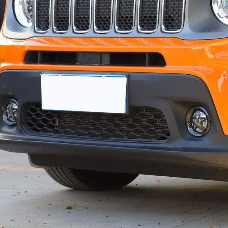 Car ABS Fog Lights Cover Trim, Car Fog Light Housings Decorative Trim for Jeep Renegade 2019-2020
Car ABS Fog Lights Cover Trim, Car Fog Light Housings Decorative Trim for Jeep Renegade 2019-2020
