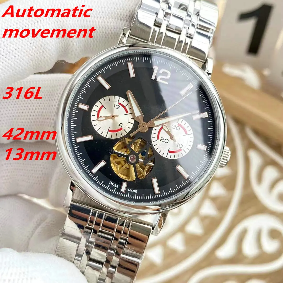 Luxury Brand Men's Mechanical Watch 1:1 Best Edition 316L Case Bracelet Automatic mechanical movement Chronograph 42*13mm Watc
Luxury Brand Men's Mechanical Watch 1:1 Best Edition 316L Case Bracelet Automatic mechanical movement Chronograph 42*13mm Watc