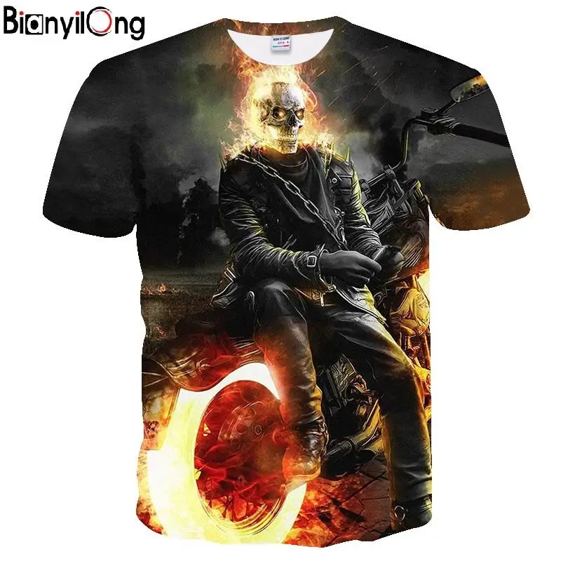 BIANYILONG/2018 новые модные 3d футболки с черепом, мужские новые Брендовые повседневные футболки с 3D принтом, Хлопковая мужская одежда, футболки, т...
BIANYILONG/2018 новые модные 3d футболки с черепом, мужские новые Брендовые повседневные футболки с 3D принтом, Хлопковая мужская одежда, футболки, т...