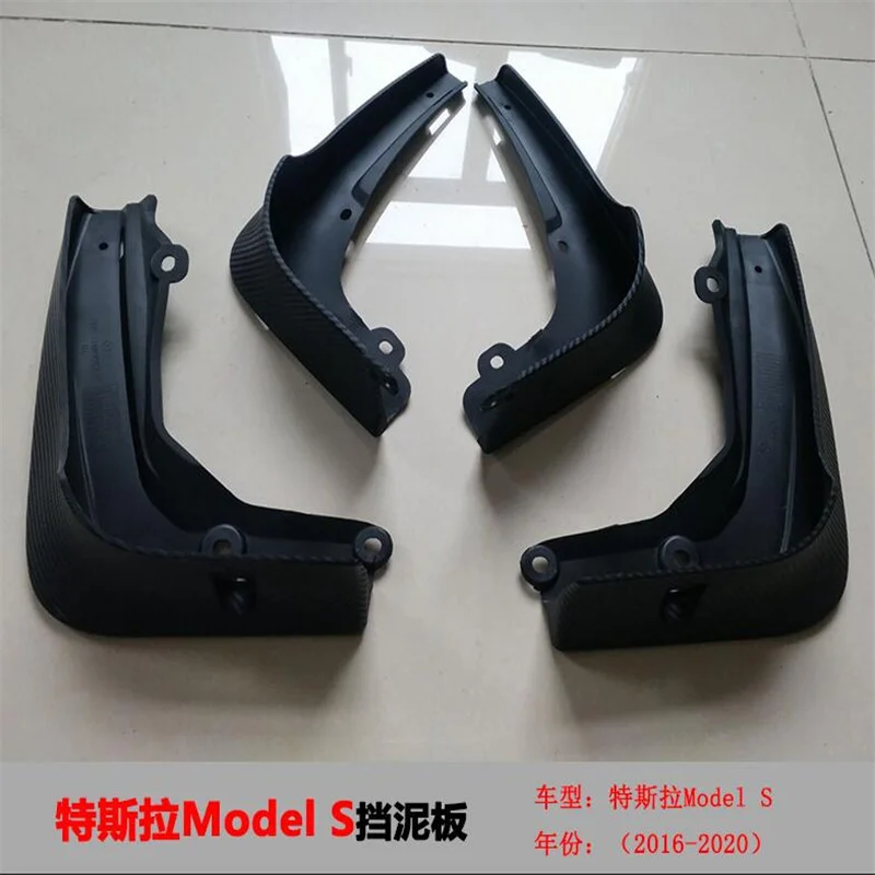 Mud Flaps For Tesla Model X /Model S 2016-2020 Carbon Fiber Accessories Splash Guards Fender Matte Black ABS Mudguards
Mud Flaps For Tesla Model X /Model S 2016-2020 Carbon Fiber Accessories Splash Guards Fender Matte Black ABS Mudguards