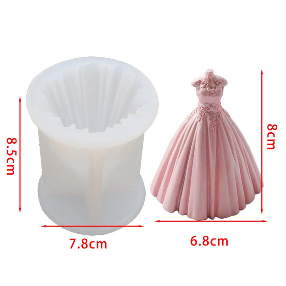 1 Pc 3d Princess Dress Skirt Silicone Chocolate Fondant Candy Mould Christmas Wedding Dress Resin Mold Cake Baking Tools
1 Pc 3d Princess Dress Skirt Silicone Chocolate Fondant Candy Mould Christmas Wedding Dress Resin Mold Cake Baking Tools