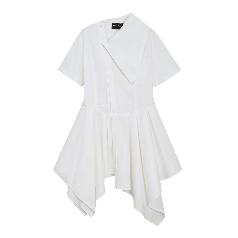 Irregular Pettiskirt Dress for Women 2021 Summer Short Sleeve Temperament Waist-Controlled Slim Mini Dress Femme Streetwear
Irregular Pettiskirt Dress for Women 2021 Summer Short Sleeve Temperament Waist-Controlled Slim Mini Dress Femme Streetwear