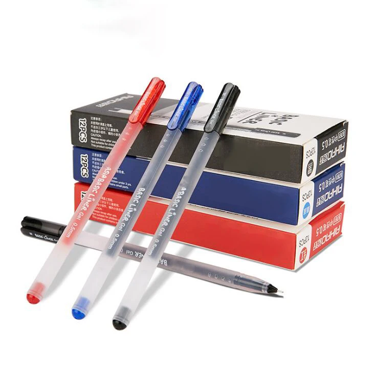 12Pcs/lot High-capacity High-quality Simple Style Gel Pen 0.5mm Pen Point Writing Accessories Stationery Supplies(ss-595)
12Pcs/lot High-capacity High-quality Simple Style Gel Pen 0.5mm Pen Point Writing Accessories Stationery Supplies(ss-595)