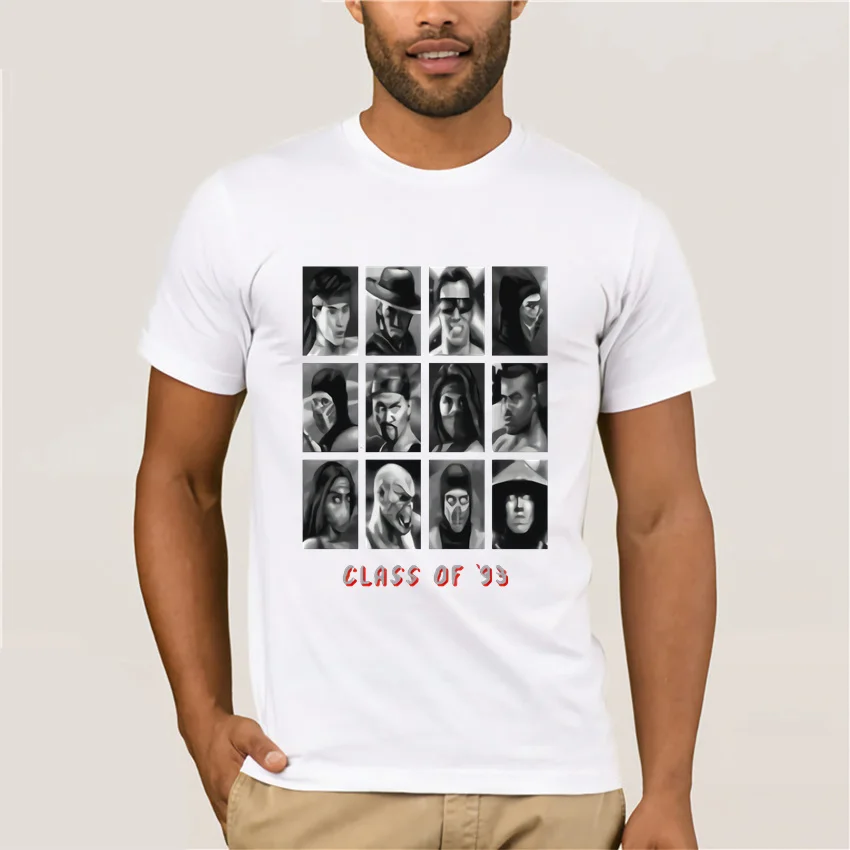 Vintage Class '93 Mortal Kombat T-Shirt Men Round Collar Cotton T Shirt Short Sleeve Tees New Arrival Clothing
Vintage Class '93 Mortal Kombat T-Shirt Men Round Collar Cotton T Shirt Short Sleeve Tees New Arrival Clothing