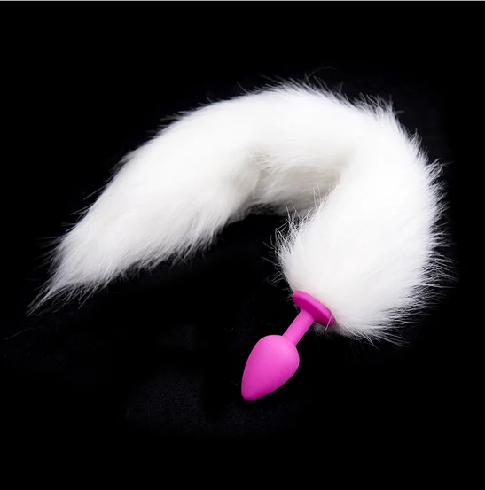 Fetish Sexy Feather Flirting Slave Anal Plug Fox Tail Anus Erotic Toys Sex Body Swing Products for Couple | Красота и здоровье