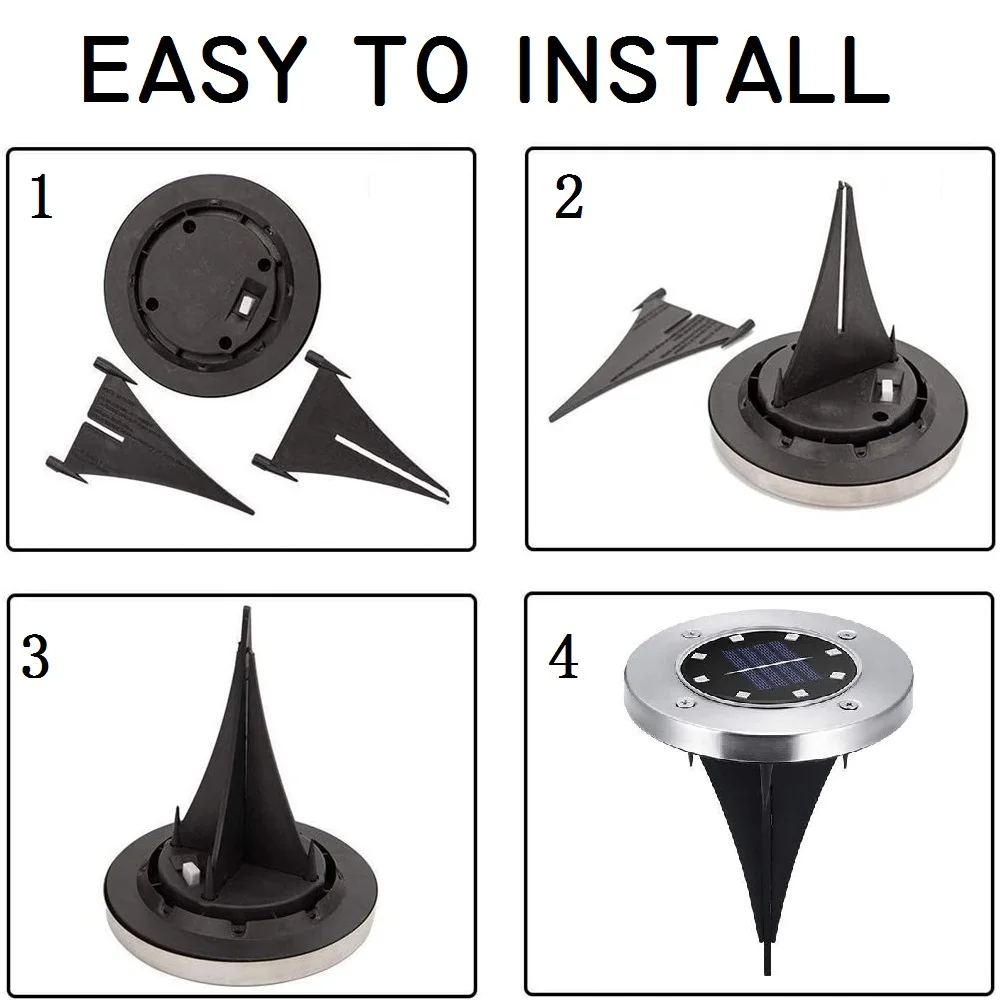 FOHOLA Solar Disk Lights, Garden Ground Lights Solar Powered,Waterproof Outdoor In-Ground Lights Outdoor Decorate For Pathway
FOHOLA Solar Disk Lights, Garden Ground Lights Solar Powered,Waterproof Outdoor In-Ground Lights Outdoor Decorate For Pathway