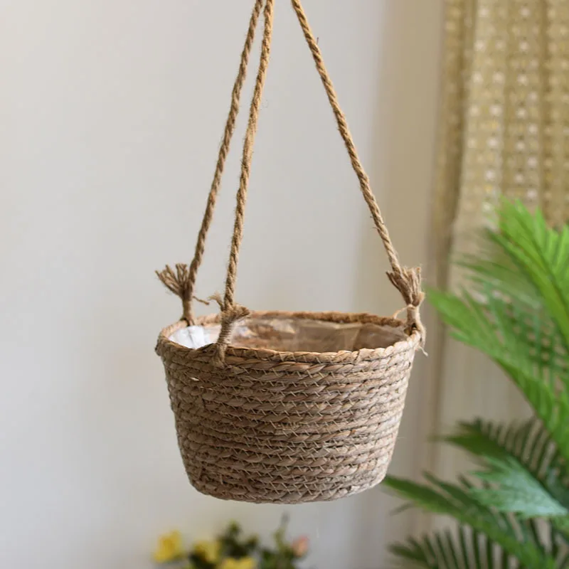 1PC Hanging Planter Garden Plant Storage Basket Jute Rope Hand Woven Flower Pot Container Home Indoor Outdoor Decorative Holder
1PC Hanging Planter Garden Plant Storage Basket Jute Rope Hand Woven Flower Pot Container Home Indoor Outdoor Decorative Holder