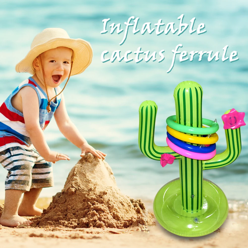 Inflatable Cactus Ring Target Children Outdoor Sports Floating Ring Game Swimming Pool Toys Toss Game For Kids Gifts
Inflatable Cactus Ring Target Children Outdoor Sports Floating Ring Game Swimming Pool Toys Toss Game For Kids Gifts