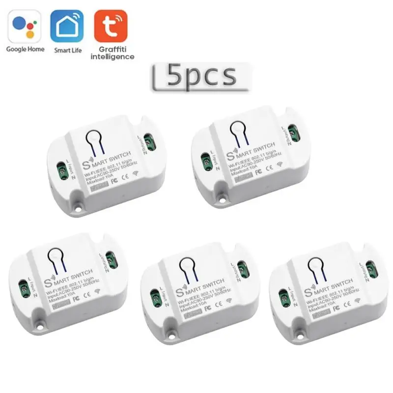 10A Wifi Smart Switch Wireless Voice Remote Switch Timer APP Control Smart Home For Alexa Google Home Automation Modules
10A Wifi Smart Switch Wireless Voice Remote Switch Timer APP Control Smart Home For Alexa Google Home Automation Modules