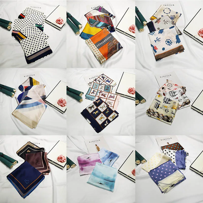 New 70cm Silk Scarf Women Retro Small Square Scarf Neck Ornament Hijab Scarf Scarves Poncho Shawl Ring Plaid Shawl Marry Gift
New 70cm Silk Scarf Women Retro Small Square Scarf Neck Ornament Hijab Scarf Scarves Poncho Shawl Ring Plaid Shawl Marry Gift