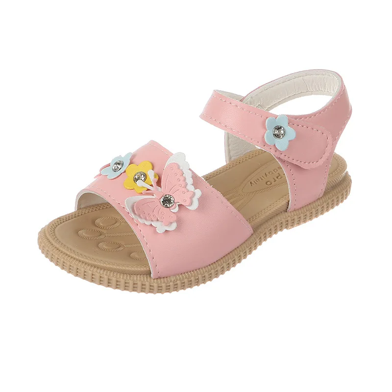 Summer Children's Butterfly Flowers Rhinestone Princess Beach Sandals Medium Big Kids Casual Soft Flats Girls Floral Beach Shoes
Summer Children's Butterfly Flowers Rhinestone Princess Beach Sandals Medium Big Kids Casual Soft Flats Girls Floral Beach Shoes