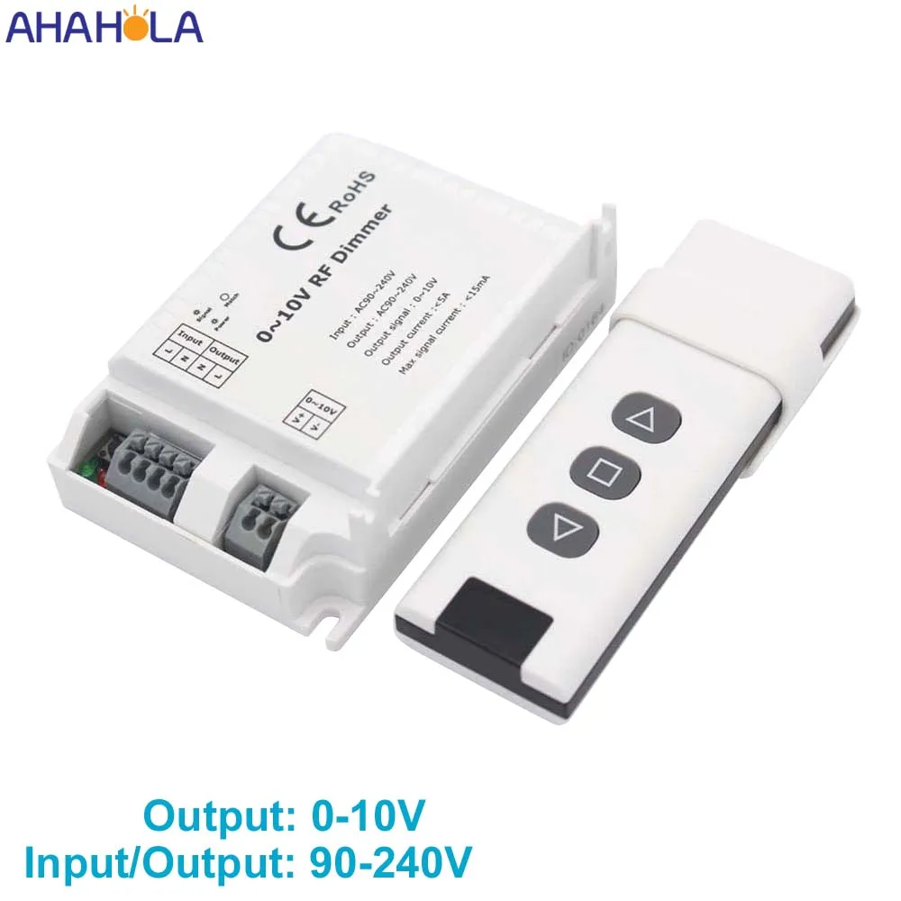 RF Led Dimmer 220v Remote Control Output 0-10v Light Dimmer 220v Dimmer Led 220v Lamps Input AC 110V 220 V
RF Led Dimmer 220v Remote Control Output 0-10v Light Dimmer 220v Dimmer Led 220v Lamps Input AC 110V 220 V