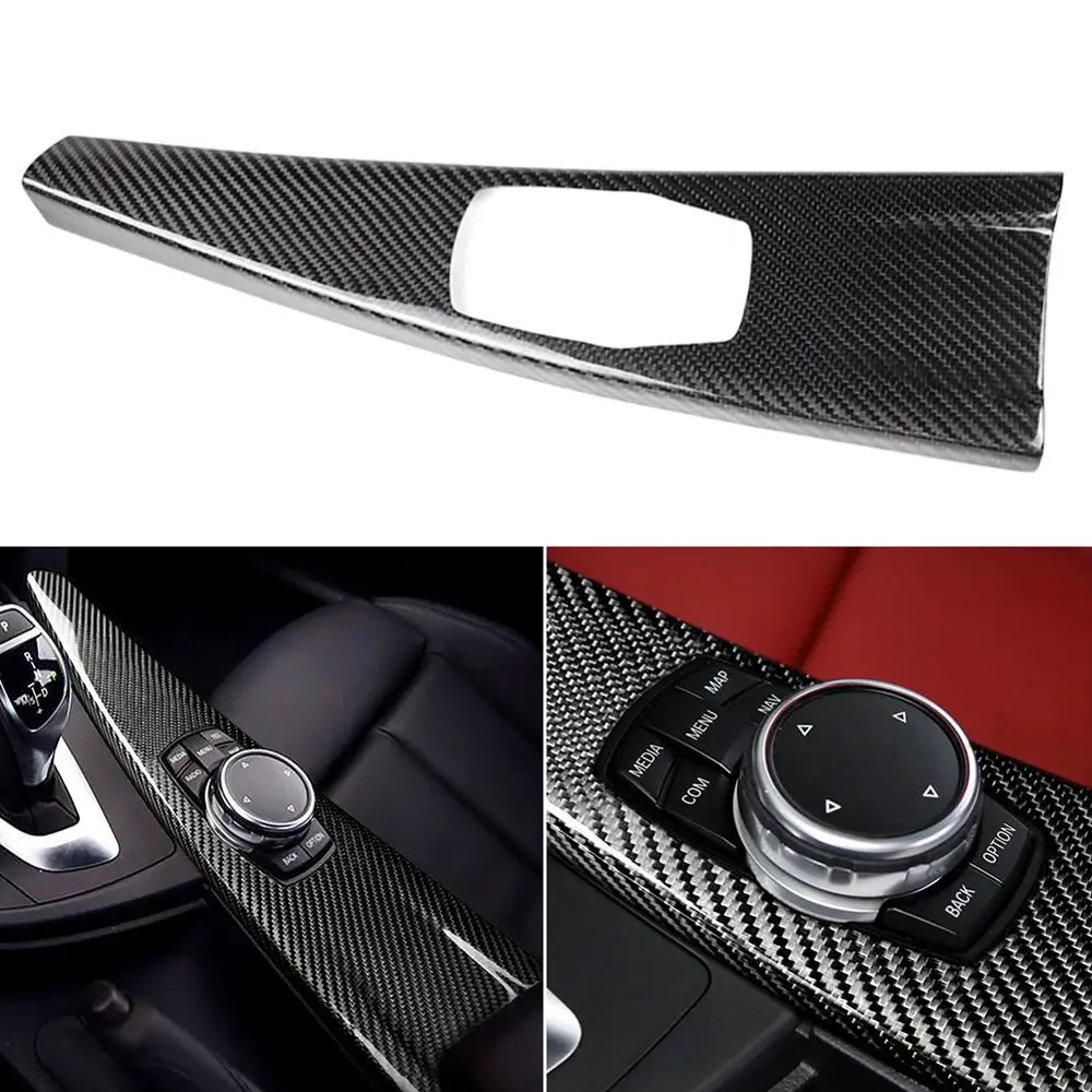 Carbon Fiber Multimedia-Panel-Cover ABS Interior Multimedia Panel Cover Trim radian design for BMW 3 F30 F34 F33 F36 2014-2018
Carbon Fiber Multimedia-Panel-Cover ABS Interior Multimedia Panel Cover Trim radian design for BMW 3 F30 F34 F33 F36 2014-2018