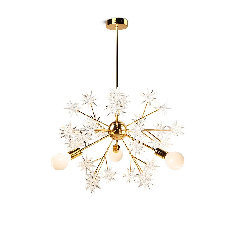 American Rural Nordic study Restaurant Bar art table spark star bedroom led Chandelier
American Rural Nordic study Restaurant Bar art table spark star bedroom led Chandelier