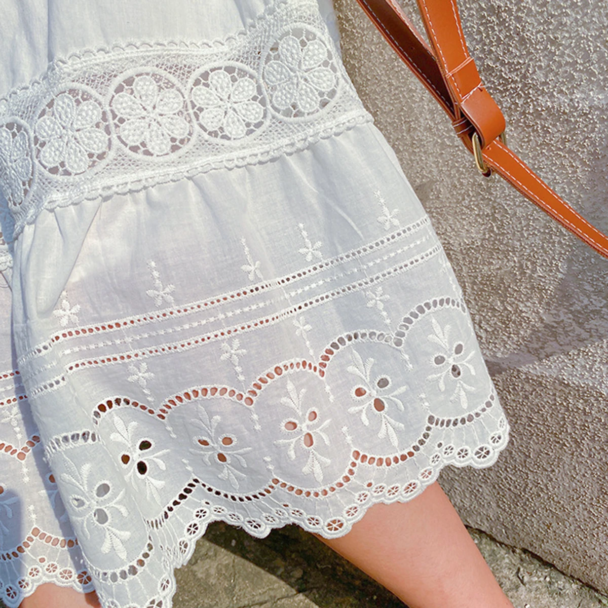 Jastie V-Neck Puff Sleeve Summer Women Dress Lace Floral Embroidery Midi Dress Elastic Waist Casual Beach Dress Holiday Vestidos
Jastie V-Neck Puff Sleeve Summer Women Dress Lace Floral Embroidery Midi Dress Elastic Waist Casual Beach Dress Holiday Vestidos