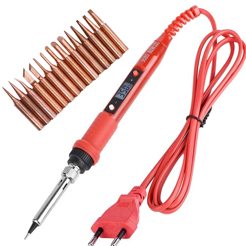 110V 220V 80W LCD Soldering iron kit adjustable temperature solder welding tools Ceramic heater soldering tips 15kind copper tip
110V 220V 80W LCD Soldering iron kit adjustable temperature solder welding tools Ceramic heater soldering tips 15kind copper tip