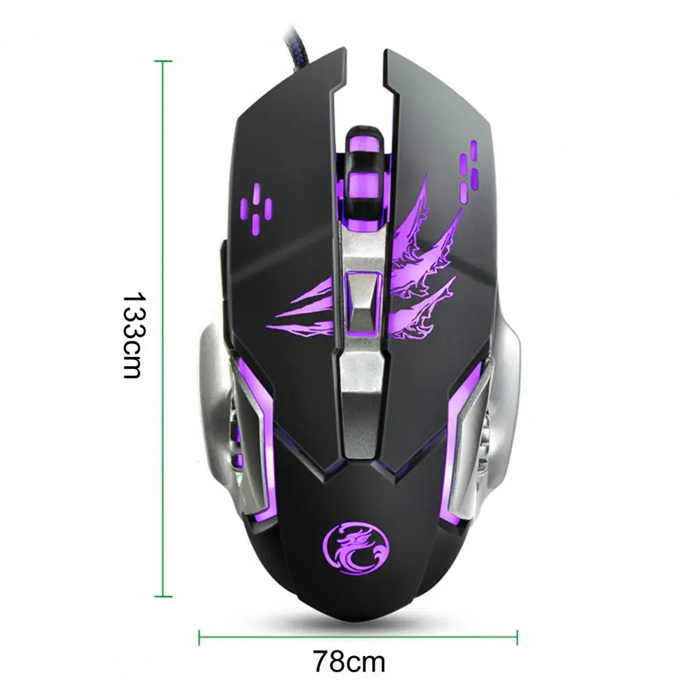 IMICE A8 Wired Mouse Long Service Time Unique Pattern ABS Adjustable DPI Computer Mouse for Computer
IMICE A8 Wired Mouse Long Service Time Unique Pattern ABS Adjustable DPI Computer Mouse for Computer