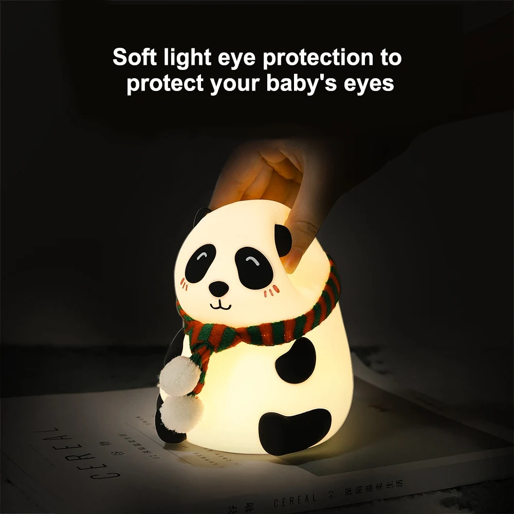 Panda Night Light USB Charging Cartoon Touch Sensor 3D Adjustable LED Home Creative Light Atmosphere Light Bedside Lamp
Panda Night Light USB Charging Cartoon Touch Sensor 3D Adjustable LED Home Creative Light Atmosphere Light Bedside Lamp
