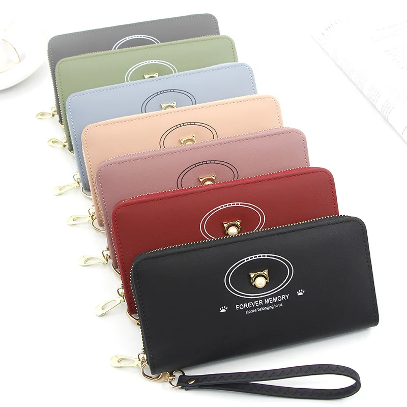 2020 New Clutch Ms. Zipper Bag Women's Coin Purse Card Holder Banknote Mobile Phone Bag Fashion Wallet Red Black 
2020 New Clutch Ms. Zipper Bag Women's Coin Purse Card Holder Banknote Mobile Phone Bag Fashion Wallet Red Black