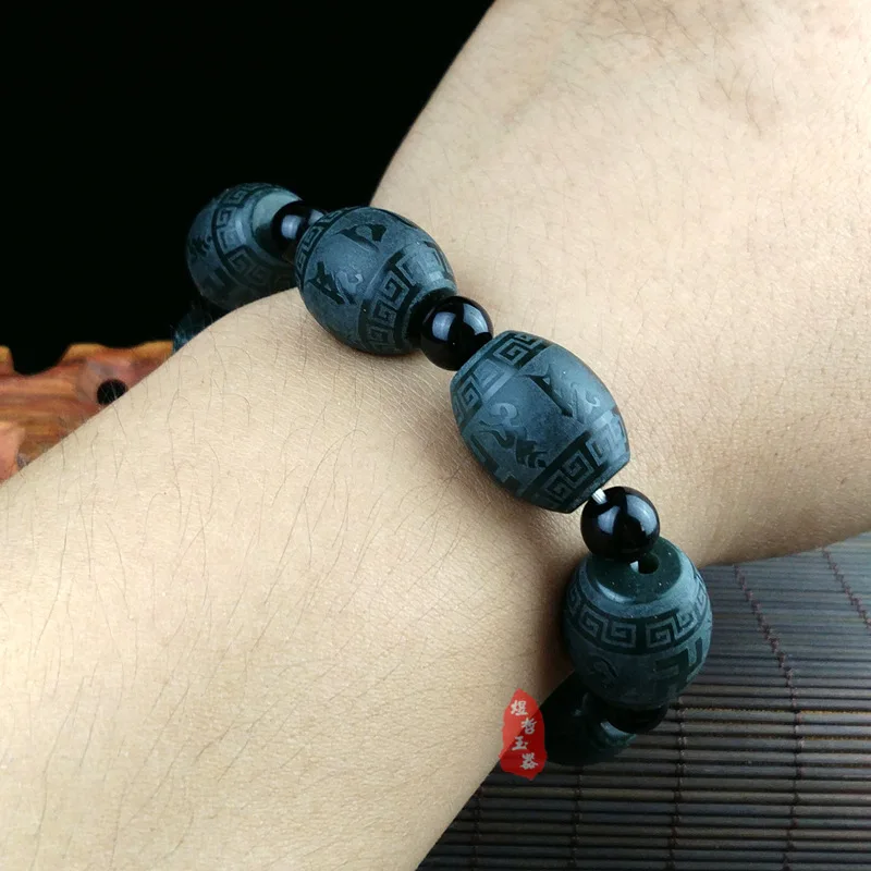 100% real hetian jade beads braclet for men natural stone jade jewelry bracelets bangles christmas green jade bracelet
100% real hetian jade beads braclet for men natural stone jade jewelry bracelets bangles christmas green jade bracelet