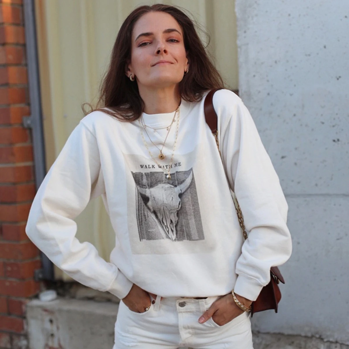 Sheep Head Print Letter Sweatshirt Women Autumn Winter Long Sleeve Round Neck Pullover Casual Vintage Hippie Hoodie Tops 2020
Sheep Head Print Letter Sweatshirt Women Autumn Winter Long Sleeve Round Neck Pullover Casual Vintage Hippie Hoodie Tops 2020