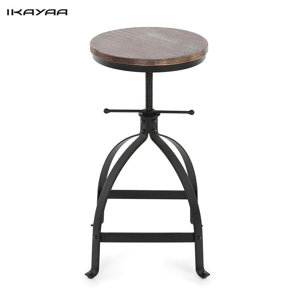 iKayaa Bar Stools Adjustable Height Swivel Kitchen Dining Breakfast Chair Natural Pinewood Top Bar Stool Industrial Style
iKayaa Bar Stools Adjustable Height Swivel Kitchen Dining Breakfast Chair Natural Pinewood Top Bar Stool Industrial Style