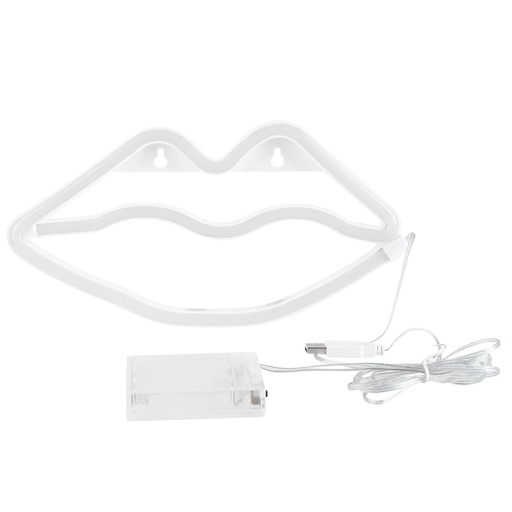 Cute Lip Shape LED Light Birthday Wedding Party Bedroom Valentine's Day Decoration Ornament
Cute Lip Shape LED Light Birthday Wedding Party Bedroom Valentine's Day Decoration Ornament