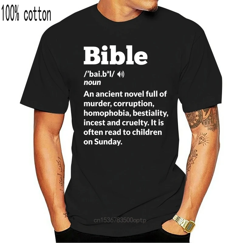 New Funny Atheist Bible Definition T shirt atheist funny atheism anti religion humor reason dawkins 
New Funny Atheist Bible Definition T shirt atheist funny atheism anti religion humor reason dawkins