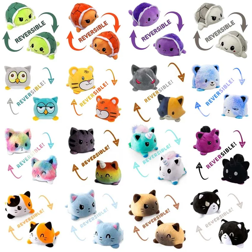 NEW Double sided Cat Gato Kids Plushie Plush Animals unicorn Double-Sided Flip Doll Cute Toys Peluches Pulpos Plush Child Toys
NEW Double sided Cat Gato Kids Plushie Plush Animals unicorn Double-Sided Flip Doll Cute Toys Peluches Pulpos Plush Child Toys