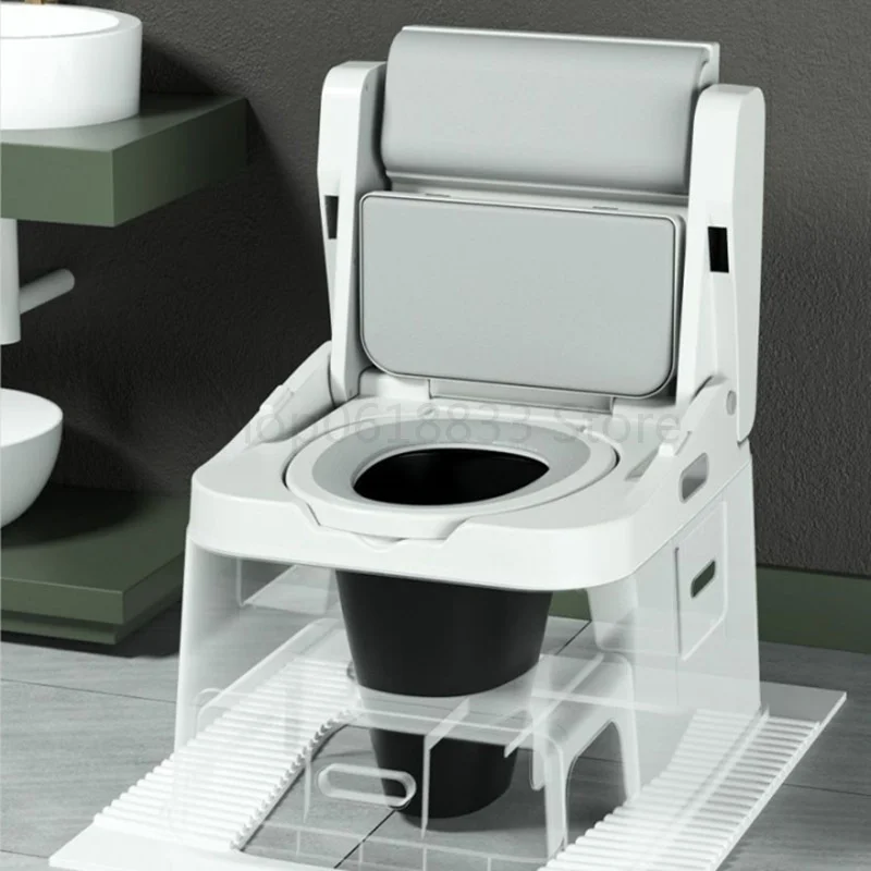 Air-tight odor barrier Mobile toilets for the elderly Household portable toilet chairs with armrests and backrests
Air-tight odor barrier Mobile toilets for the elderly Household portable toilet chairs with armrests and backrests